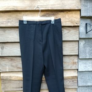 Larry Levine Sport Pants/Slacks Polyester Size 14 Black